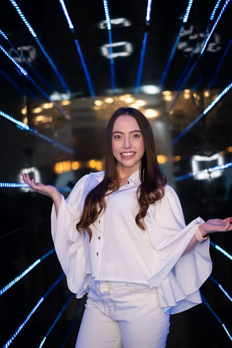 Pictome Infinity — participante no túnel de LED