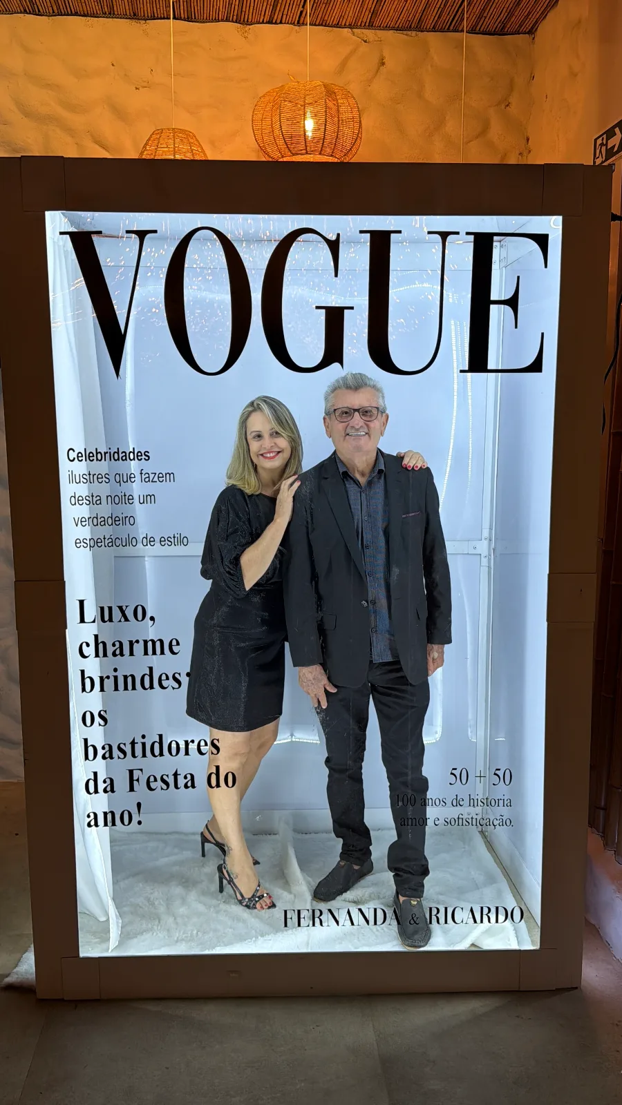 Cabine Capa de Revista — registro da experiência