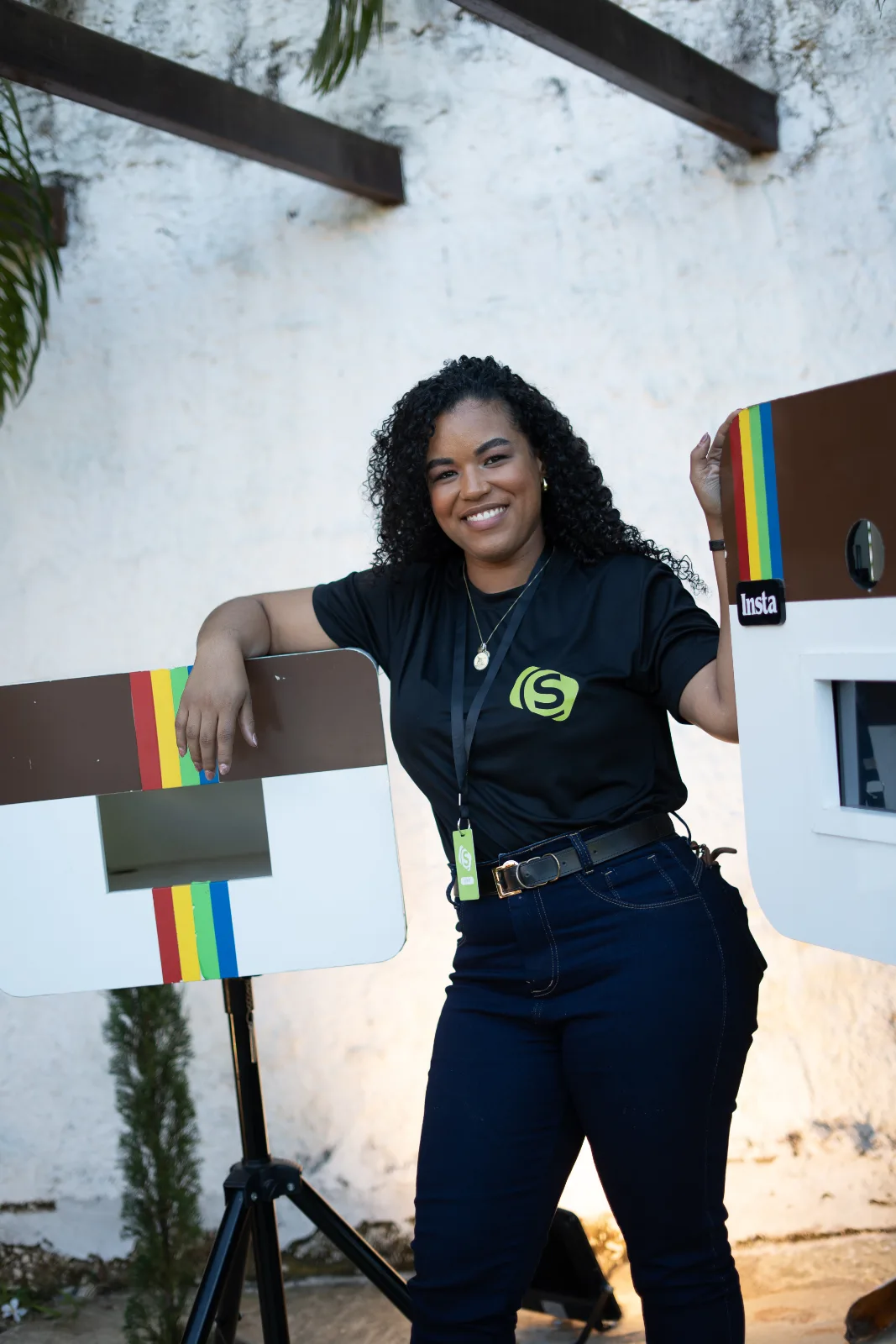 Totem Insta Retrô — registro da experiência